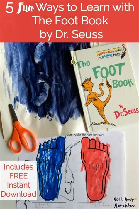 5 Fun Ways To Learn With The Foot Book By Dr Seuss Dr Seuss