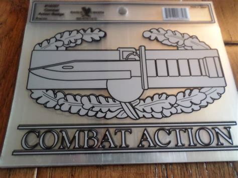 U.S. MILITARY COMBAT ACTION WINDOW DECAL/BUMPER STICKER. – Clay's Military