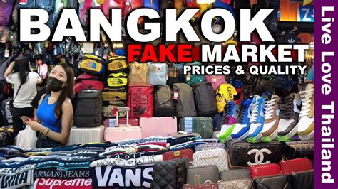 Bangkok Fake Market Shopping Spree St Copy Items Prices Quality In