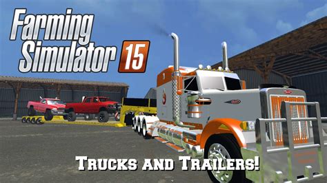 Farming Simulator 2015 Mod Spotlight 51 Trucks And Trailers Youtube