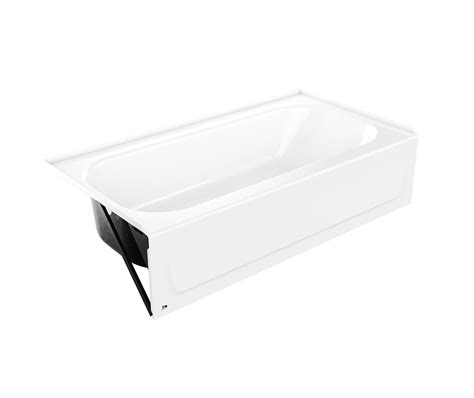 Aloha Plus Right Drain Alcove Bathtub In White Bath Bootz En