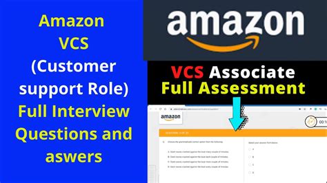 Amazon Vcs Full Assessment Amazon Customer Service Associate Interview Questions And Answers