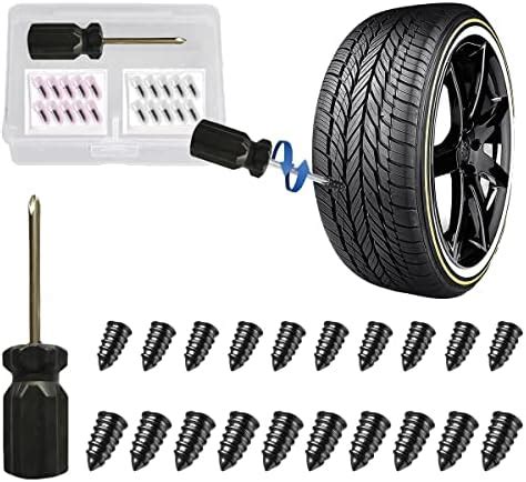 Amazon GRAND PITSTOP 20 Pcs Tubeless Tire Puncture Repair Kit With