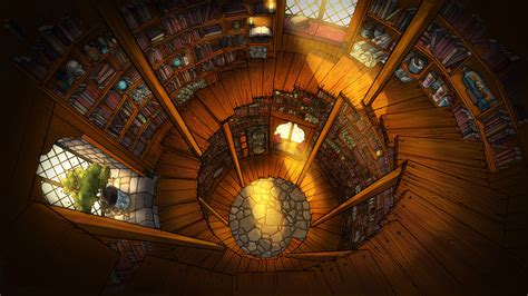 ArtStation - Wizard Tower Interior