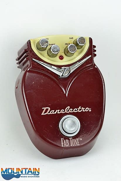 Used Danelectro Fab Tone Distortion Guitar Effects Pedal Reverb