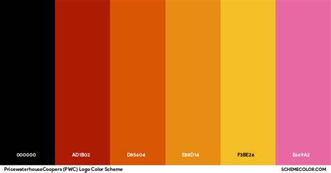 PricewaterhouseCoopers (PWC) Logo Colors - Brands and Logos - SchemeColor.com