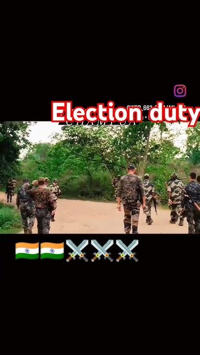 Election Duty Election Army Bsf Crpf Cisf Police Itbp Ssb Ssf