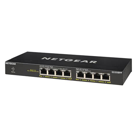 NETGEAR GS308PP 8 Port Gigabit Switch The NetGear4Less Store