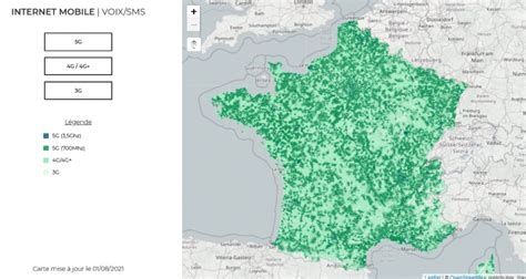 Free Mobile Met Jour Sa Carte Officielle De Couverture G Et G