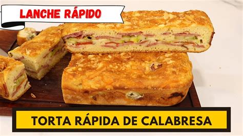 Que Tal Preparar Um Lanche R Pido De Calabresa Torta De Calabresa