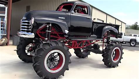 Classic 1950 Chevy Pickup Transformed Into A 1300 Hp Off Road Mud Bogging Machine Throttlextreme