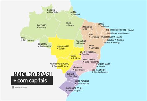 Capitais Brasileiras Lista Completa Por Estado E Regi O