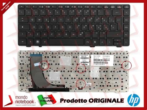 Tastiera Notebook Hp Probook B T Con Frame Italiana Ricambi Hp