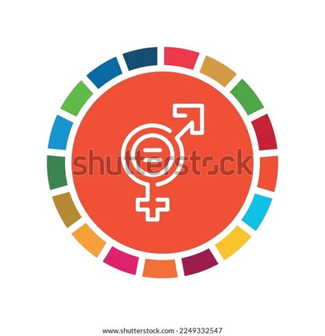 Gender Equality Sdg Icon Corporate Social Stock Vector Royalty Free 2249332547 Shutterstock