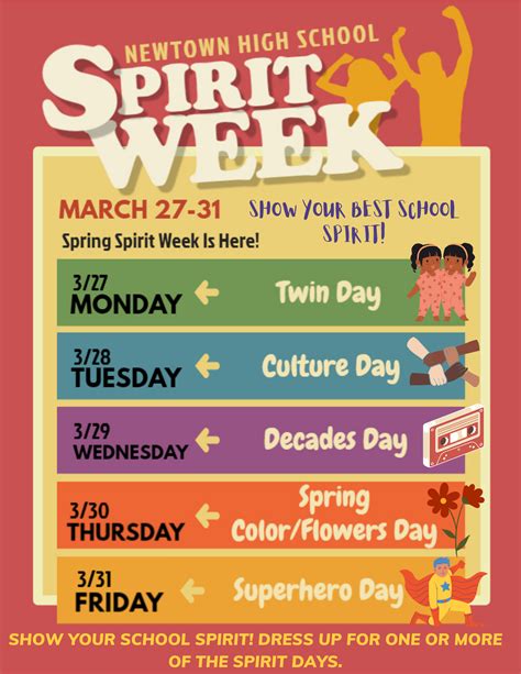 Spring Spirit Week Newtown High School