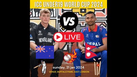 Nepal U Vs New Zealand U Live Icc U World Cup Action Youtube