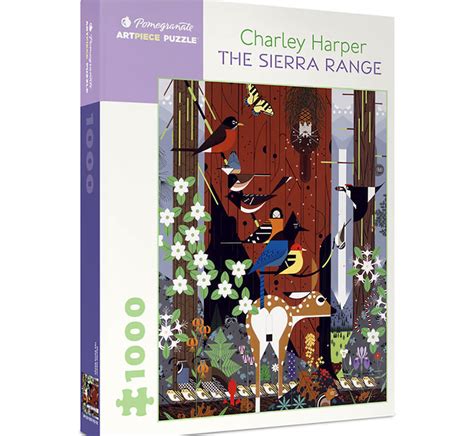 Pomegranate Charley Harper: The Sierra Range Puzzle 1000pcs - Puzzles ...