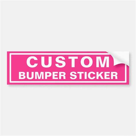 Order Custom Bumper Stickers, Wholesale | ZEE Custom Boxes