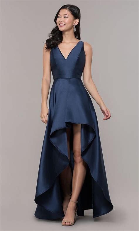 New Trend Semi Formal High Low Dress Tagsweekly