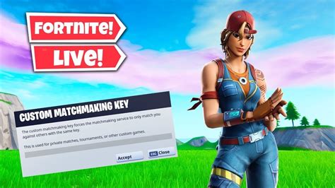 Live Fortnite Custom Matchmaking Games JOIN NOW EU Customs