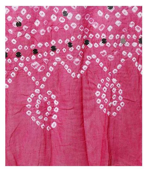 Apratim Pink Cotton Bandhej Dupatta Price In India Buy Apratim Pink