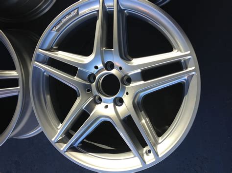 Mercedes C Class AMG Alloy Wheels Refurbished By Prestige Wheel Centre