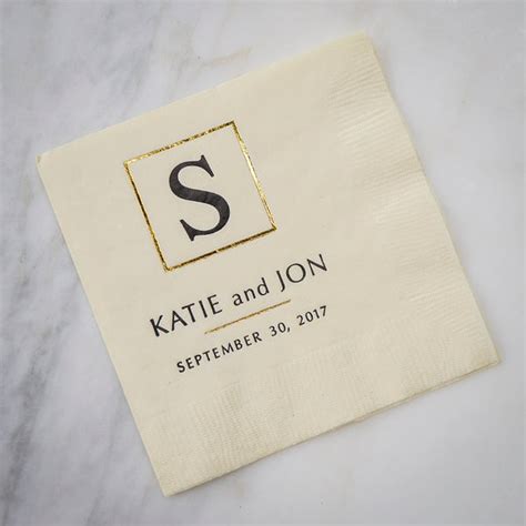 Elegant 3ply Custom Napkins Gb Design House