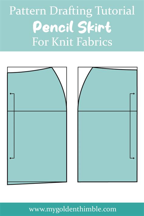 pencil skirt sewing pattern  tutorial step  step guide