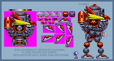 Eggman Sprite Sheet Boss