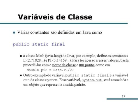 Java Dominio De Constantes Con Final