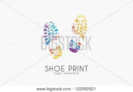 Shoe Print Logo. Vector & Photo (Free Trial) | Bigstock