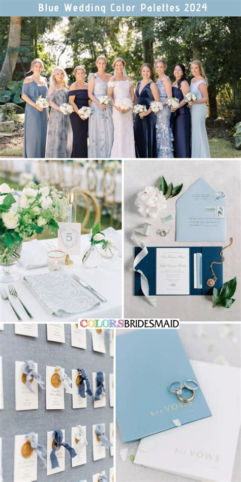 8 Popular Blue Wedding Color Palettes For 2024 Colorsbridesmaid