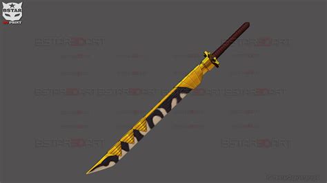 Dragon Bone Sword - Maki Weapon - Jujutsu Kaisen Cosplay 3D Model by ...