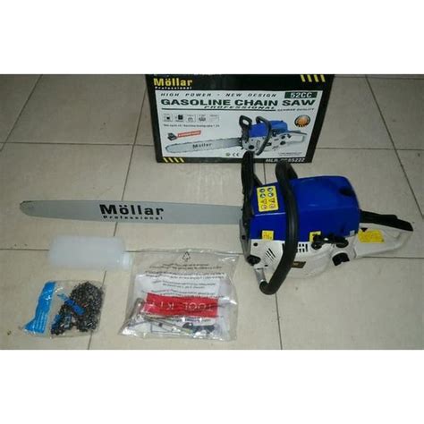 Jual Jual Mesin Gergaji Potong Kayu Chain Saw MOLLAR 22 Inchi Perkakas