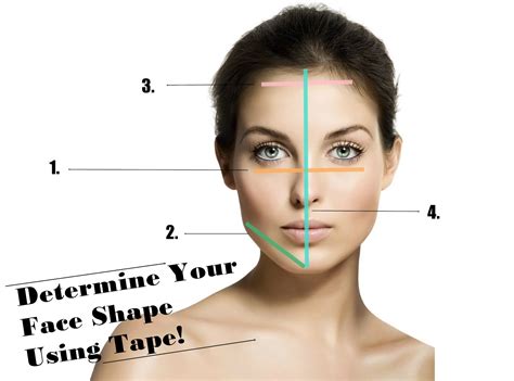 vanitycasebox   determine  face shape  tape
