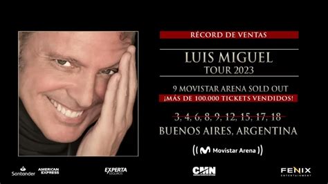 Furor Y R Cord De Luis Miguel En Argentina Vendi M S De Mil