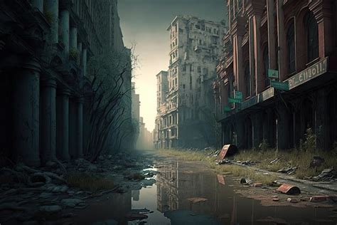 Premium AI Image The Abandoned City Of The Planet