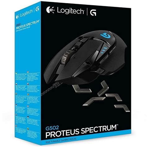 Mouse Logitech G Proteus Spectrum Rgb Gaming Alambrico Optico Usb