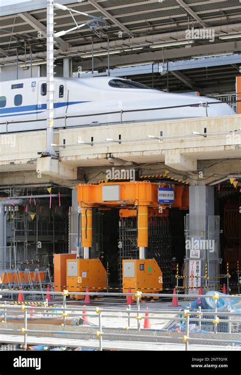 The Construction Work Of The Chuo Shinkansen Nagoya Station Has