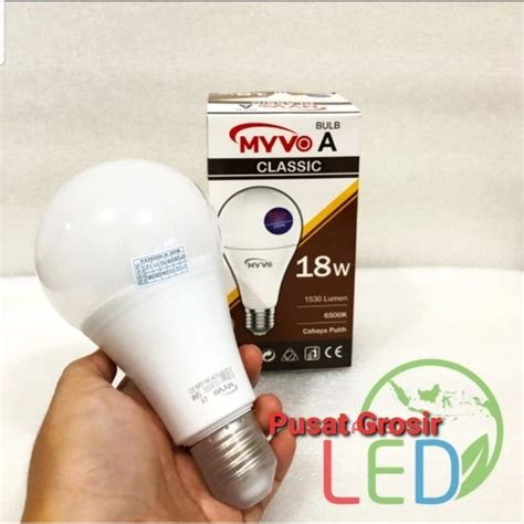 Jual Lampu Led Myvo Classic Watt W Garansi Tahun Cahaya Putih