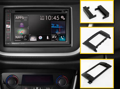 Audio Head Units VW Golf MK5 Double Din Radio Fascia Trim Plate Was