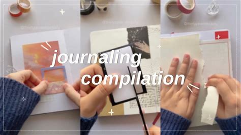 Tiktok Asmr Art Journal Compilation Aesthetic Collage Journaling