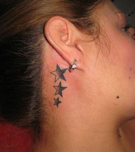 Star Tattoo Meaning Behind Ear