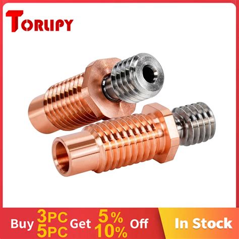 Torlipy New Hexagon Heatbreak Easy Tighten Install Bi Metal Throat For