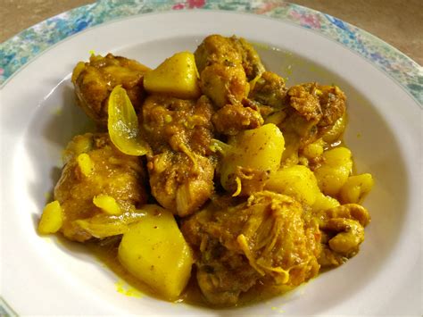 Jamaican Food Curry Chicken