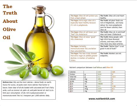 The Truth About Olive Oil - Nutrient Rich