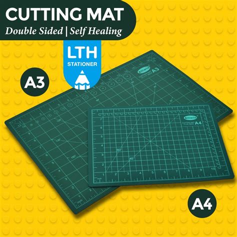 Lth Allwin Cutting Mat Double Sided Self Healing Cutting Mat A4 A3