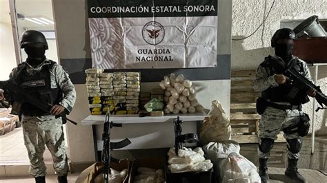 En Sonora Guardia Nacional detiene a dos personas en posesión de armas