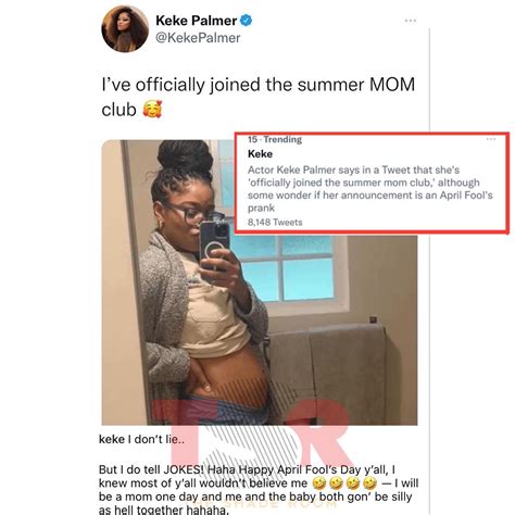 Theshaderoom On Twitter Keke Palmer Shares That She Was Joking When