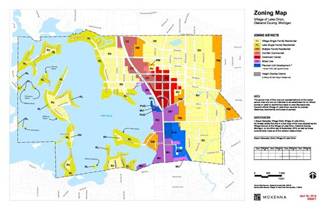 Michigan City Zoning Map